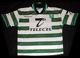 equipamento Sporting 1999 2000 campeo nacional 18 anos